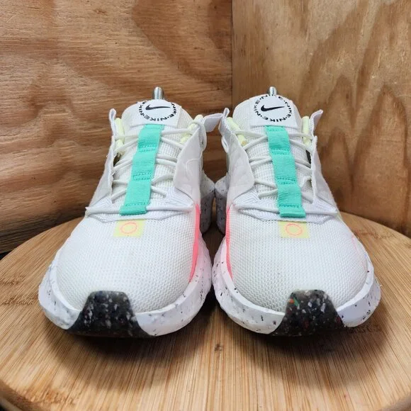 Nike Crater Impact Womens White Running Shoes Sneakers Size 8 - Picture 2 of 9